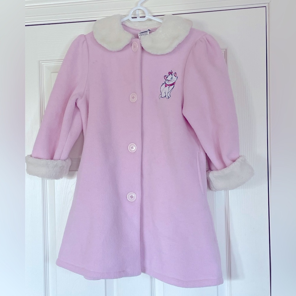 Girl's Vintage Disney Catalog Pink & White  Coat, Marie from Aristocats,…